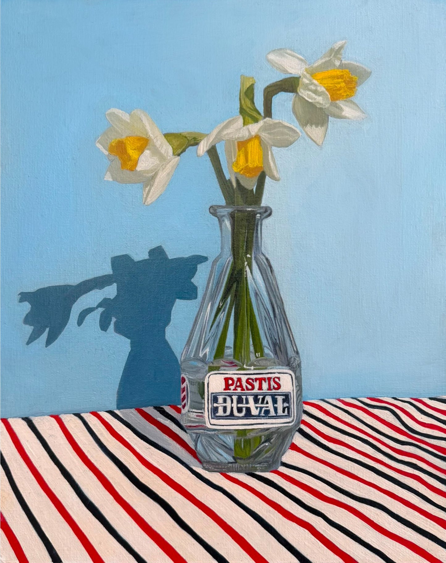 'Daffodils and Pastis' Still Life Limited Edition Fine Art Print
