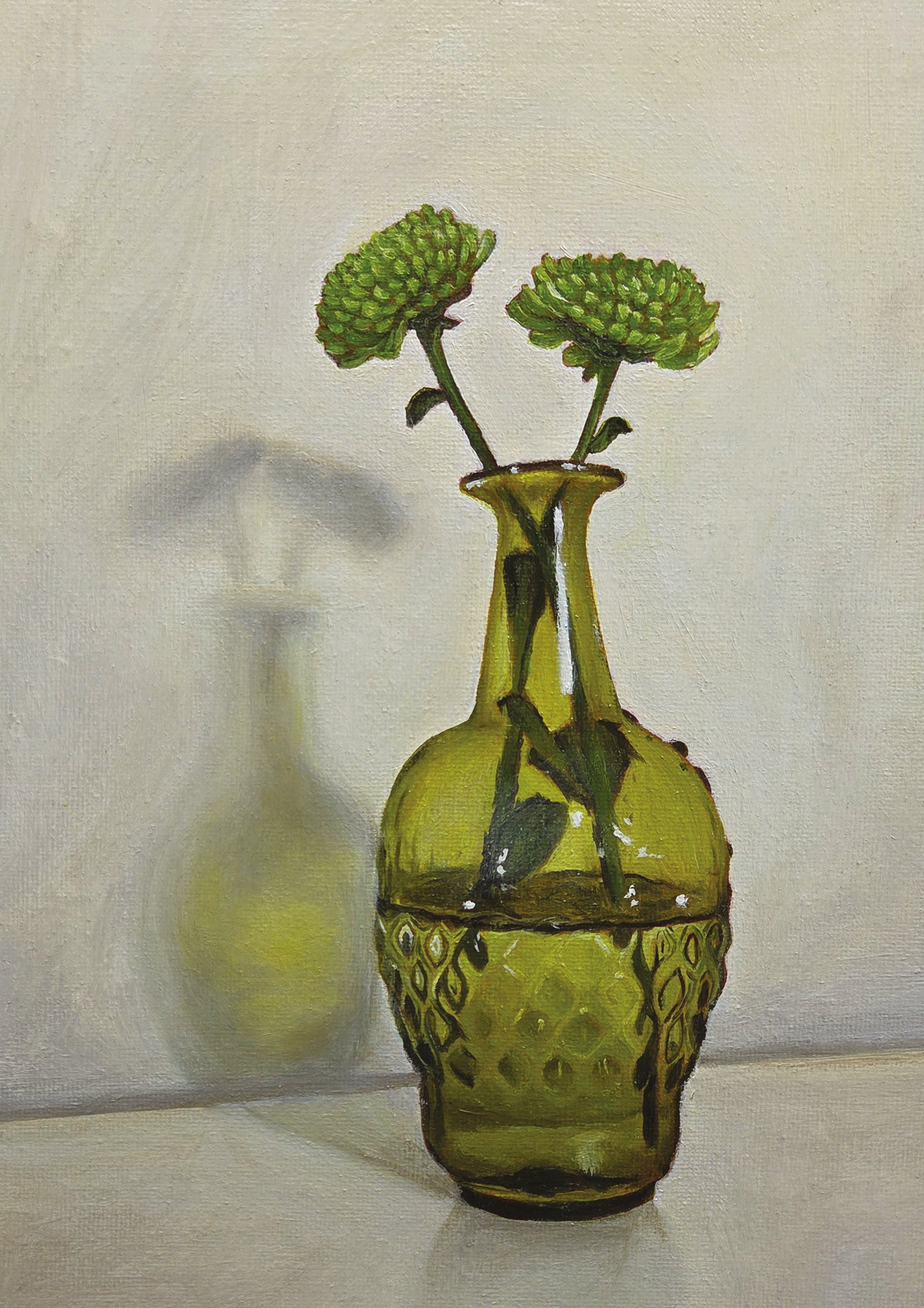 'Green Vase' Artwork Digital Download